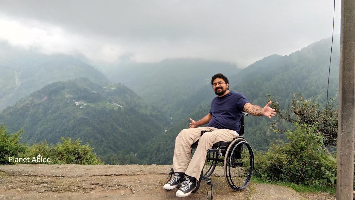 A traveller on holiday with Planet Abled A traveller on holiday with Planet Abled