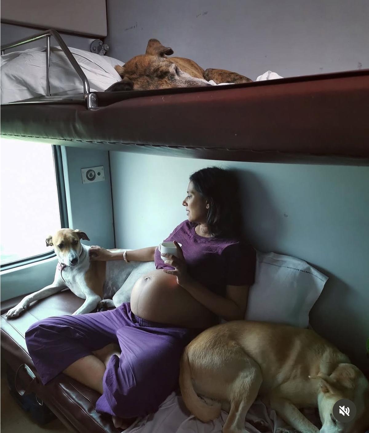 To date, Divya, her husband Olivier, two kids and three dogs have undertaken 75 train journeys and 40 road trips To date, Divya, her husband Olivier, two kids and three dogs have undertaken 75 train journeys and 40 road trips