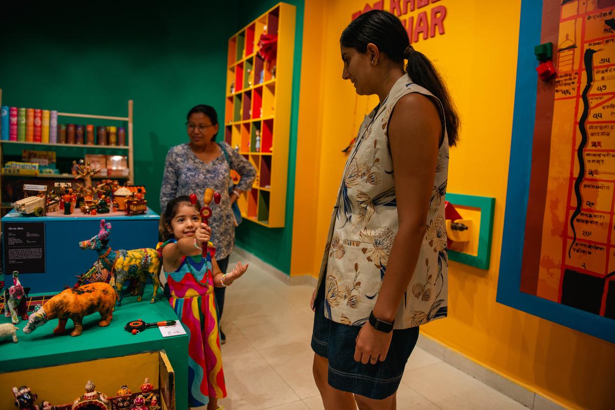 Visitors at The Kunj in Delhi