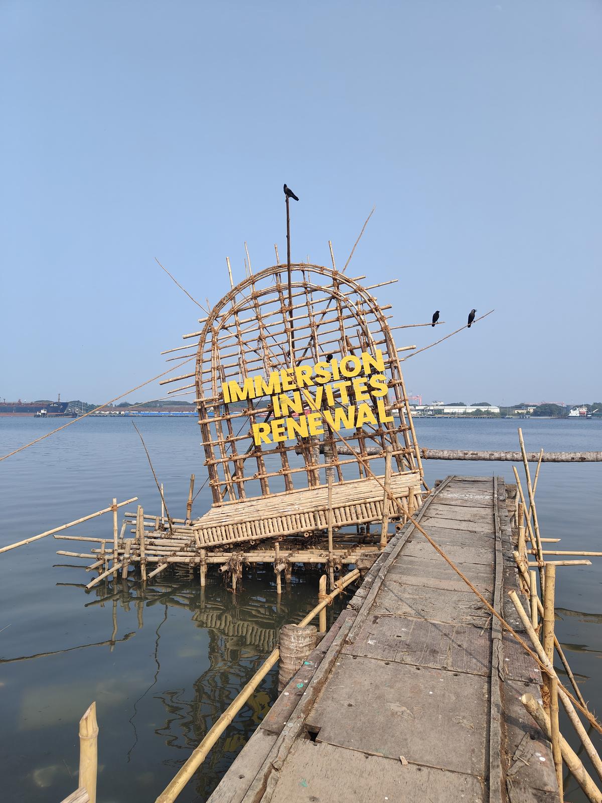 जीआरसी मरीन यार्ड में दुर्गा पूजा