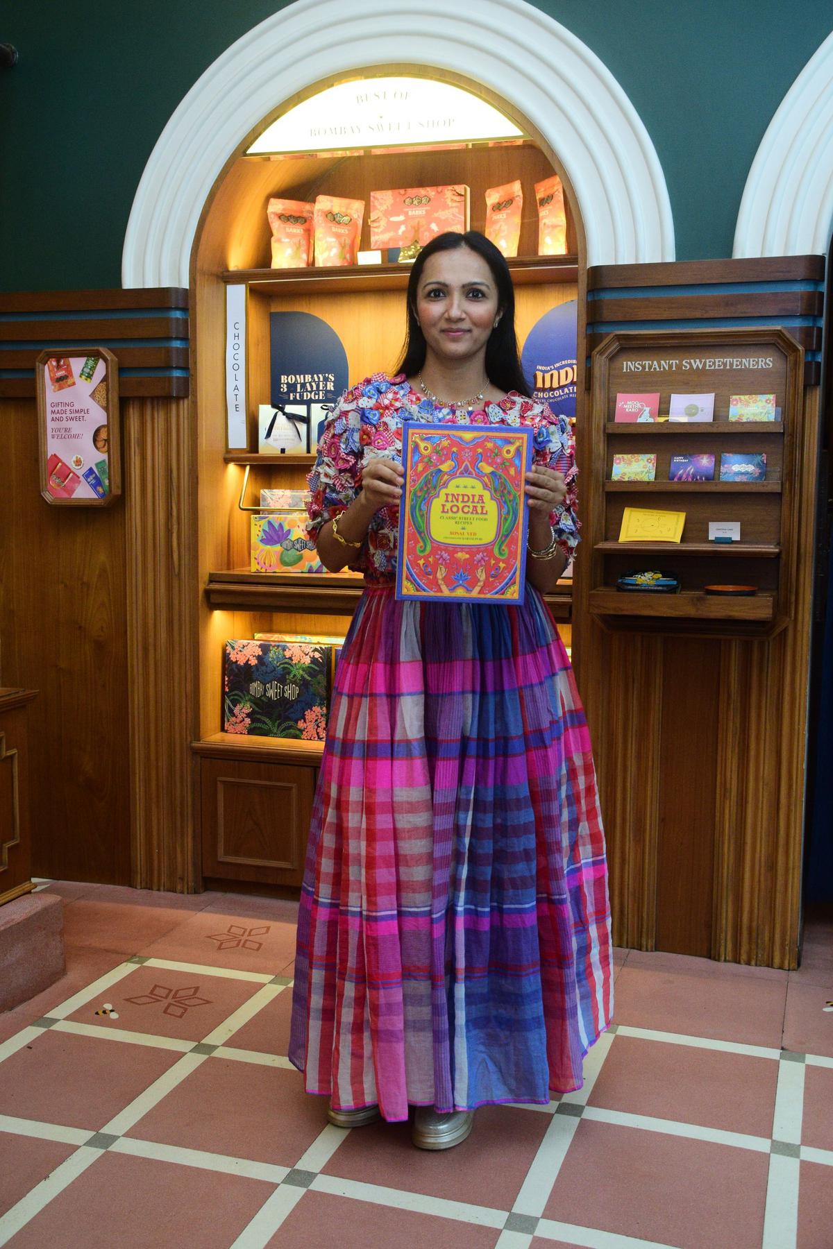 Sonal Ved with her new book, India Local