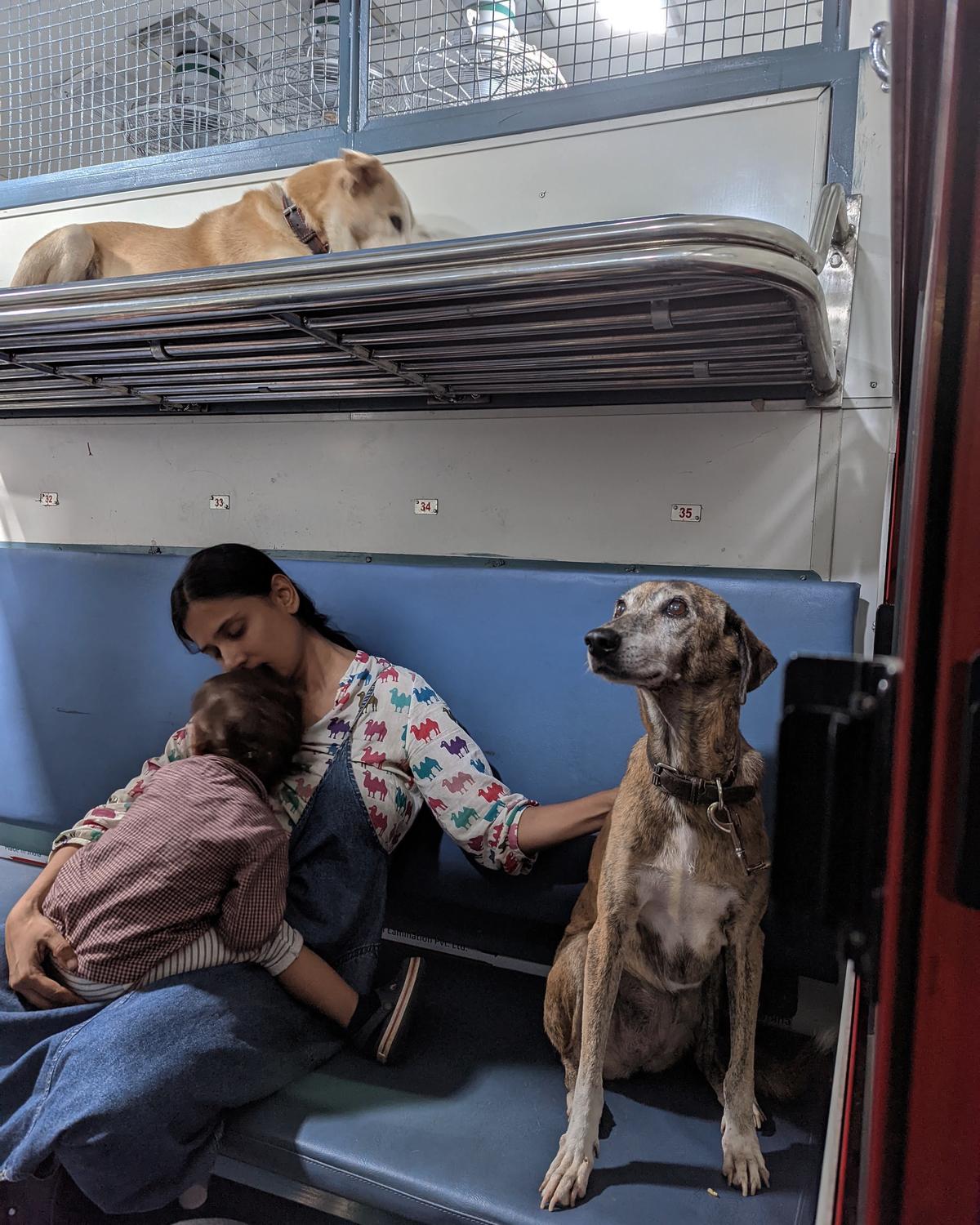 Divya with her child and Indies Divya with her child and Indies