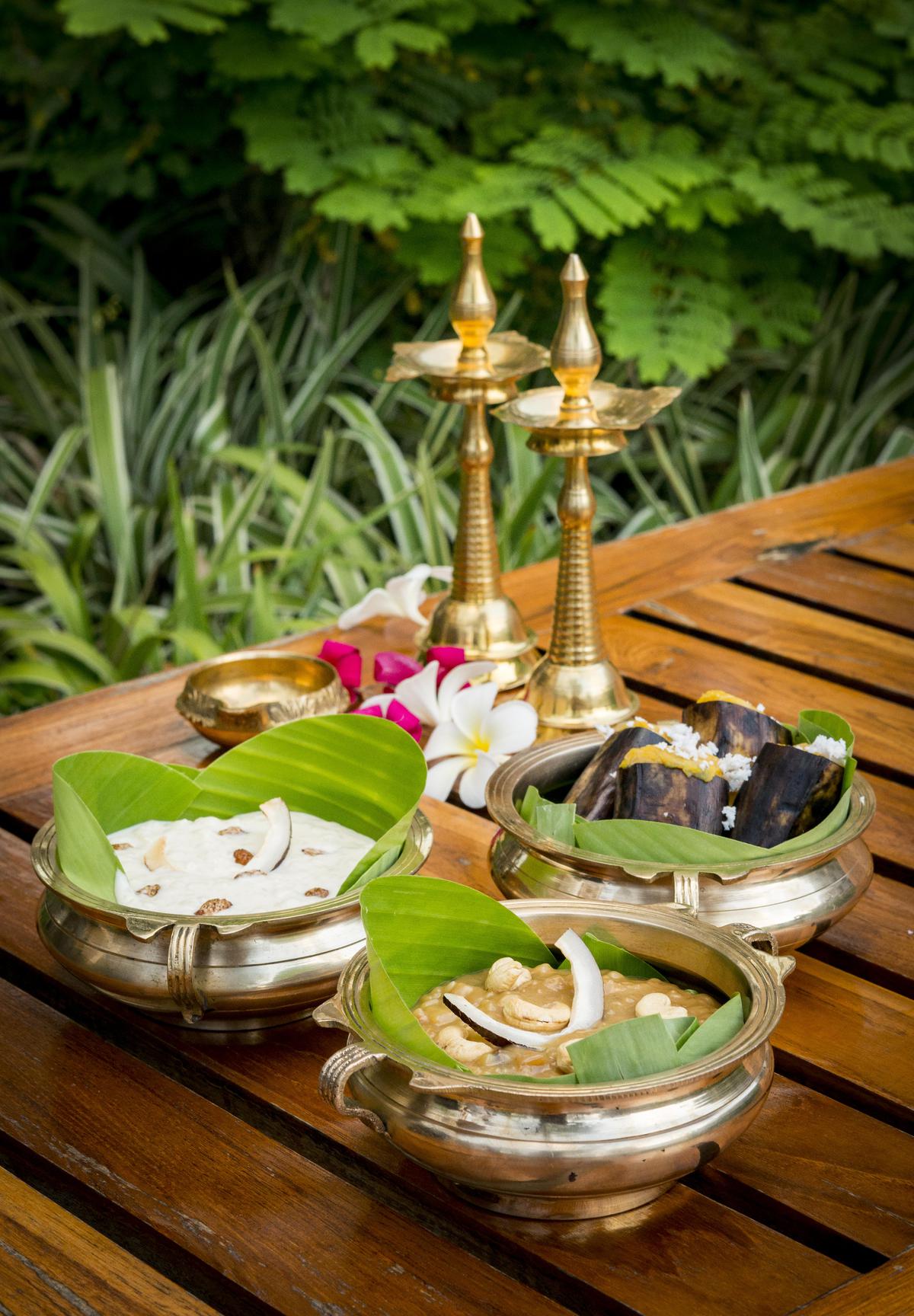 Onam offerings at ITC Grand Chola