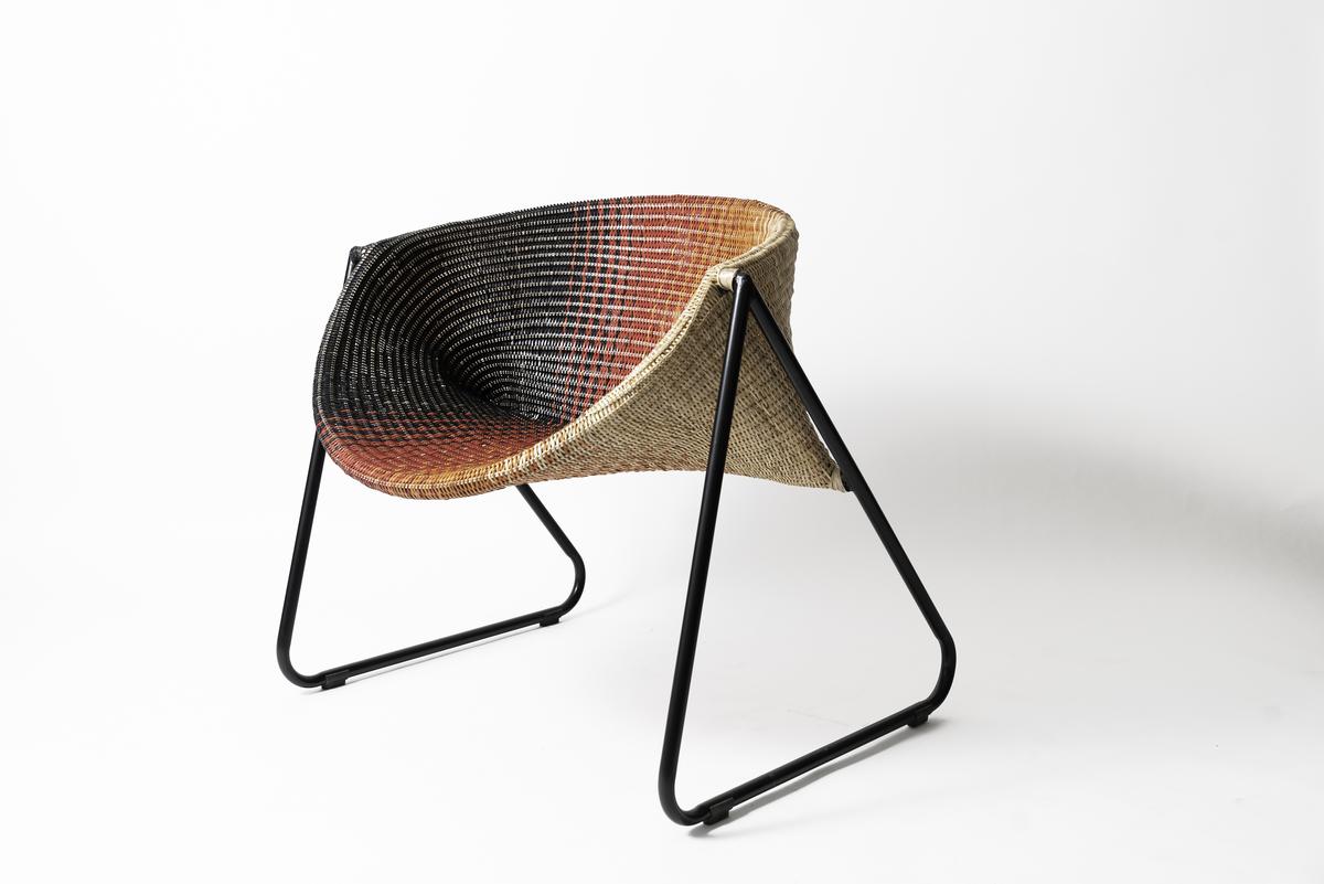 A chair designed at The Wicker Story