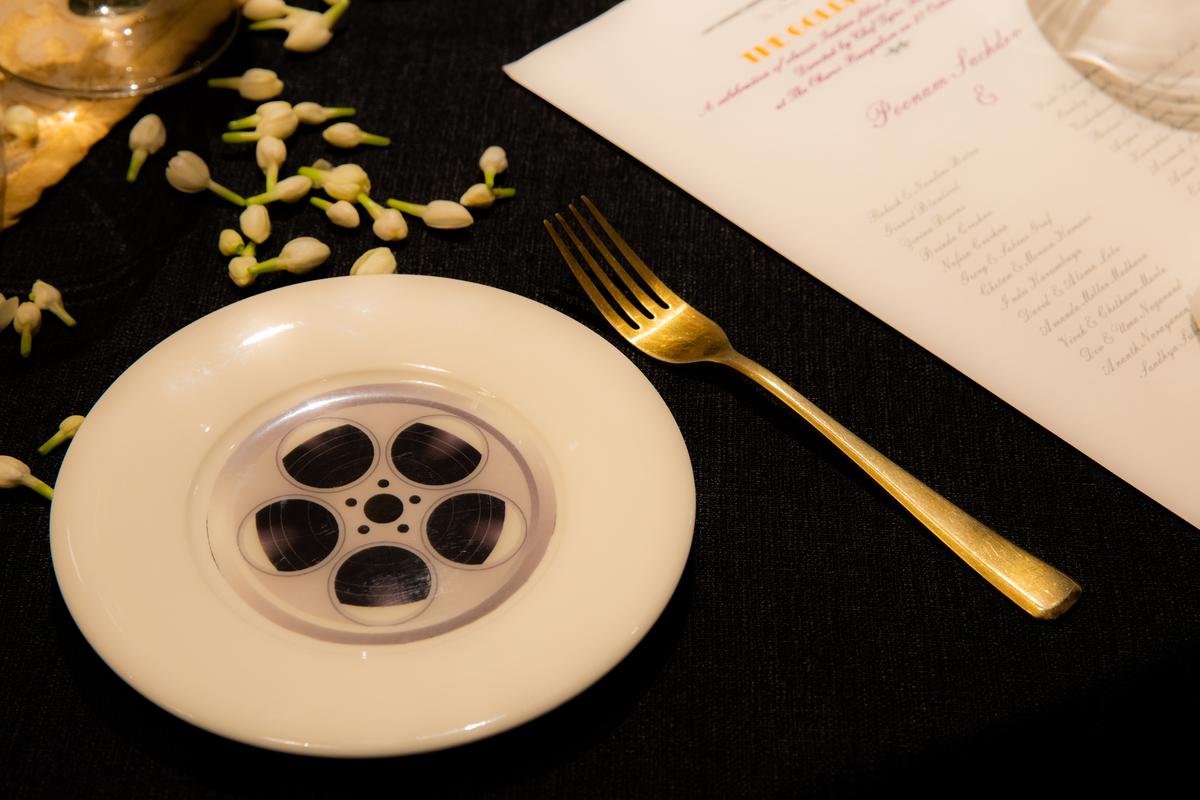 A cinema-inspired dish created for a private meal at The Oberoi