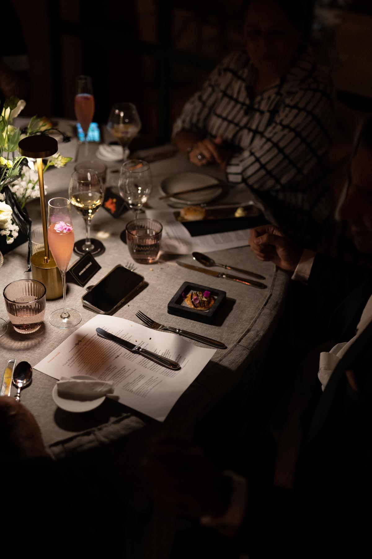 Diners at a private event at Lupa