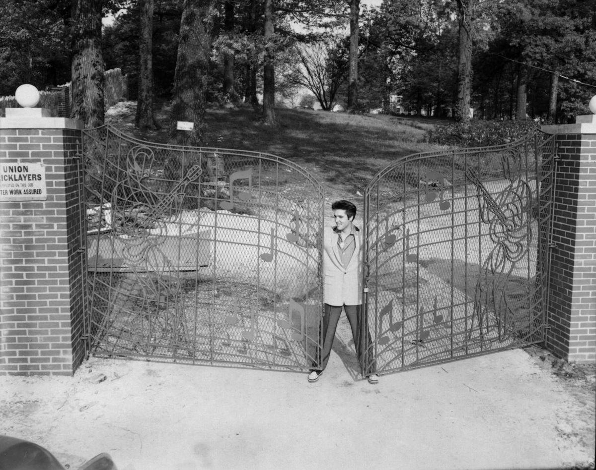 Elvis Presley at Graceland 