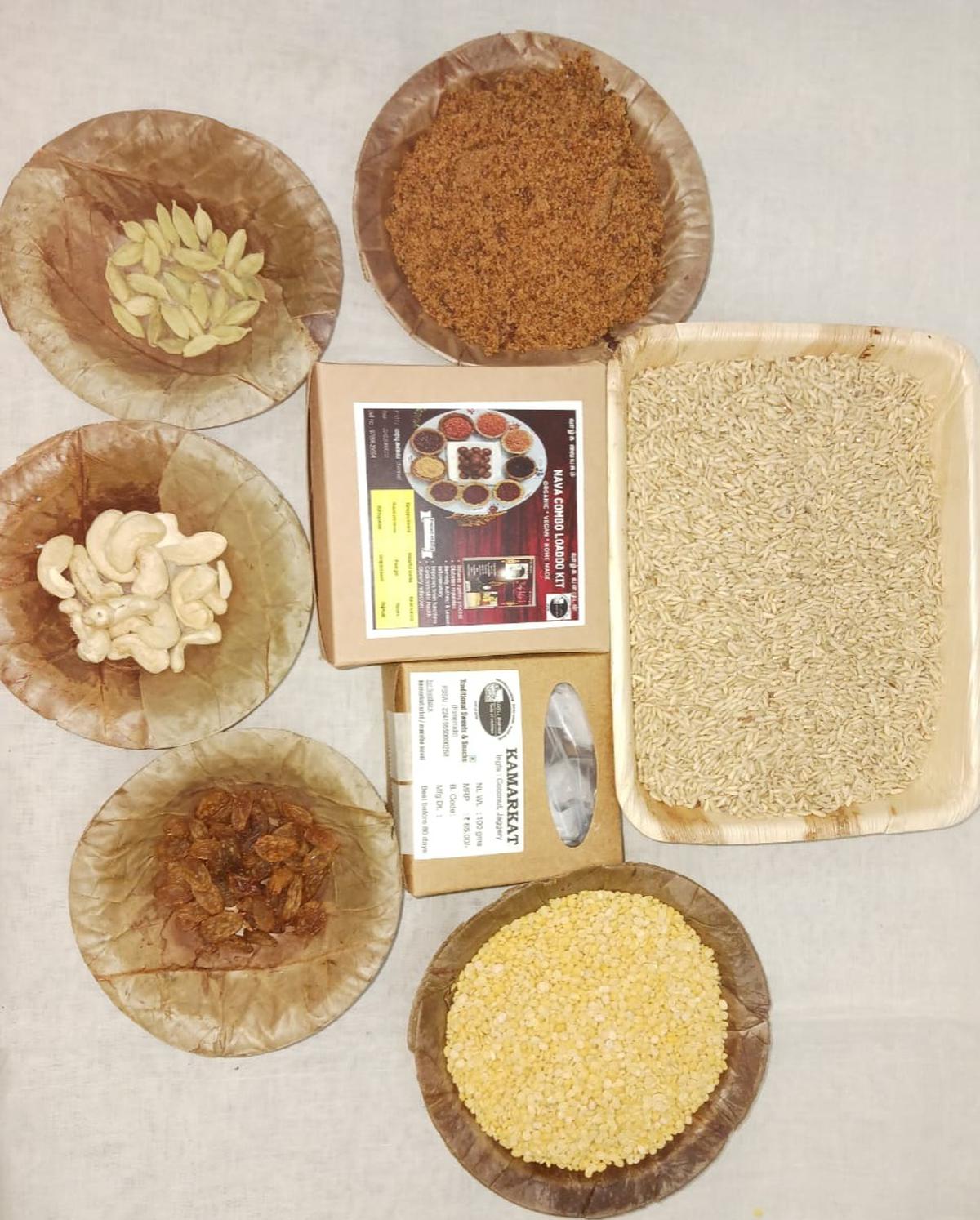 Pongal kit by Marabu Suvai and Vana Neeli Organics