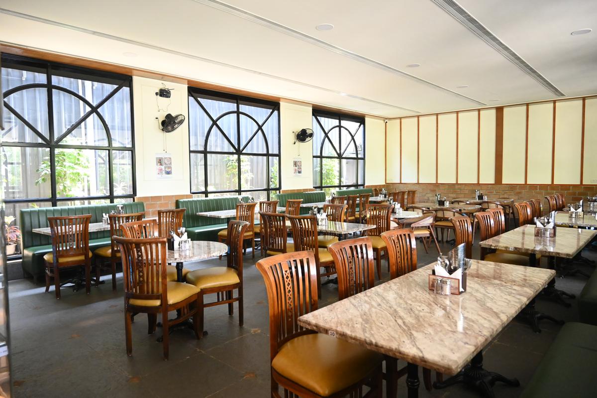 The AC dining area