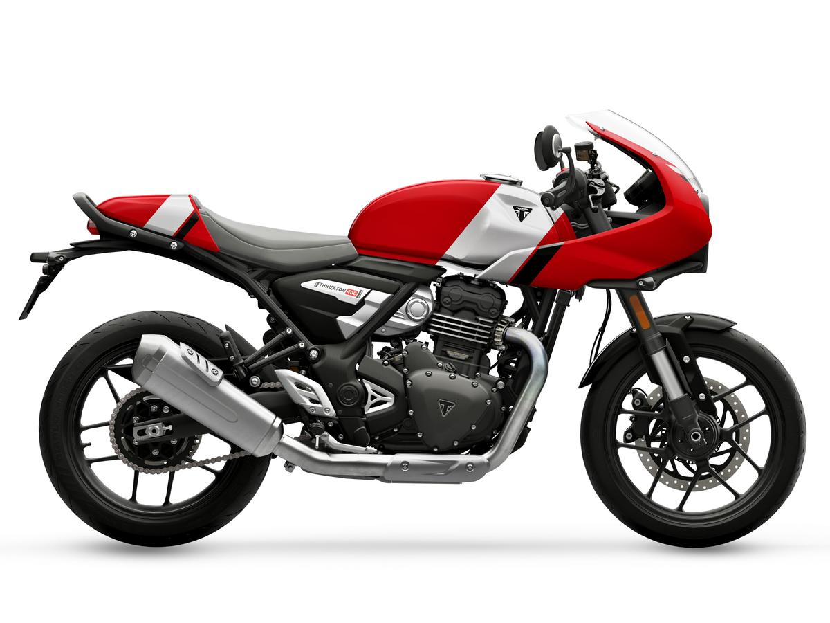 Café racer stance with timeless lines