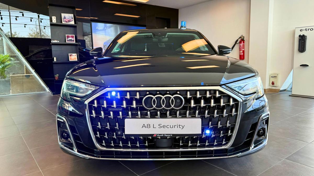 Built with VR9 body armour and VR10-rated ballistic glass, the Audi A8L Security is engineered to withstand extreme threats