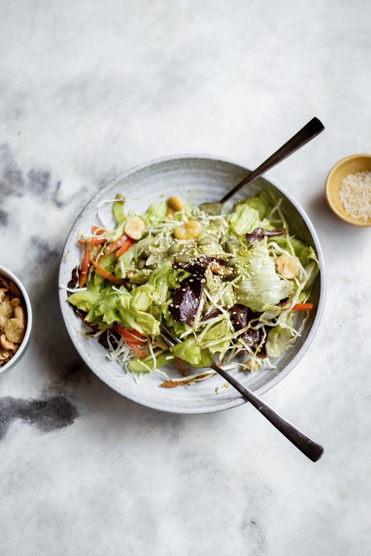 Ankit’s mom’s tea leaf salad