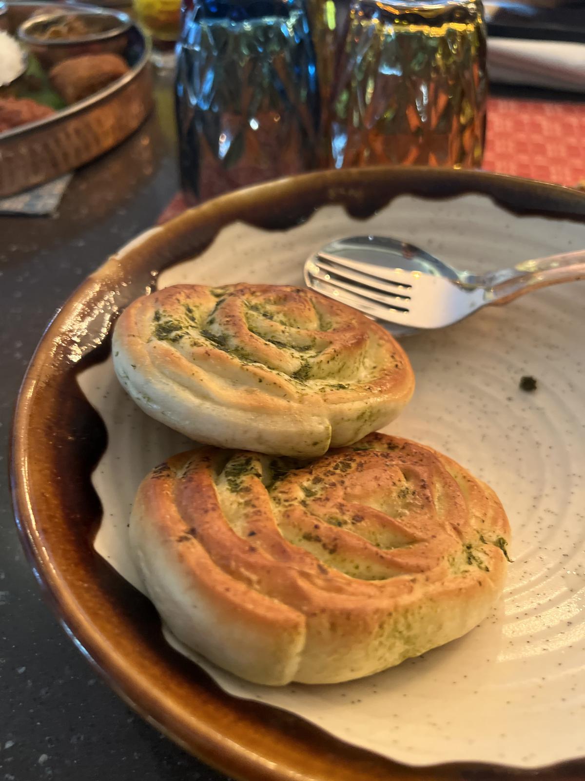 Parsi green chutney bread Parsi green chutney bread