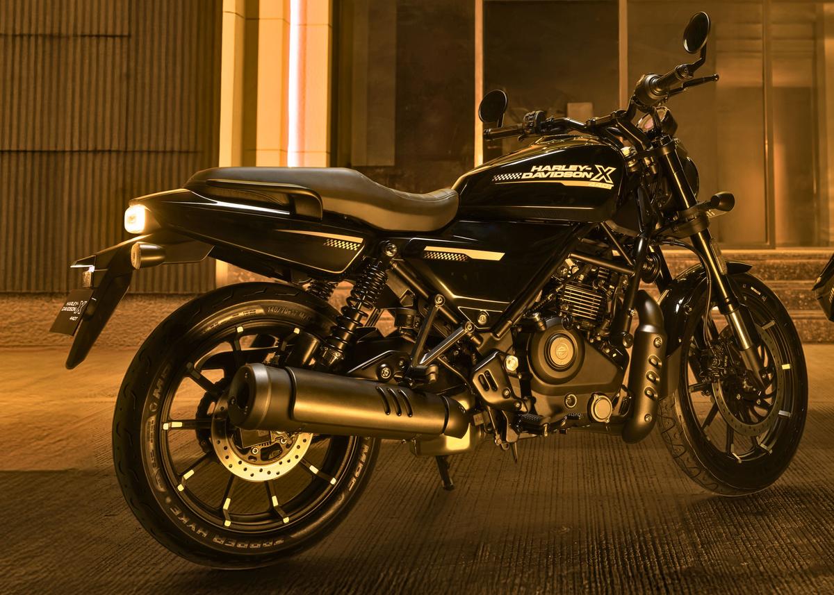 The Harley-Davidson X440T retains its muscular roadster stance with a cleaner, more contemporary tail section.