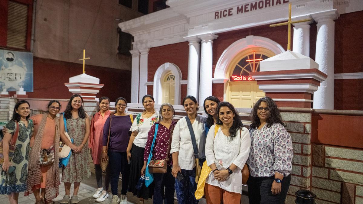 An all-woman night walk takes over one of Bengaluru’s oldest lanes