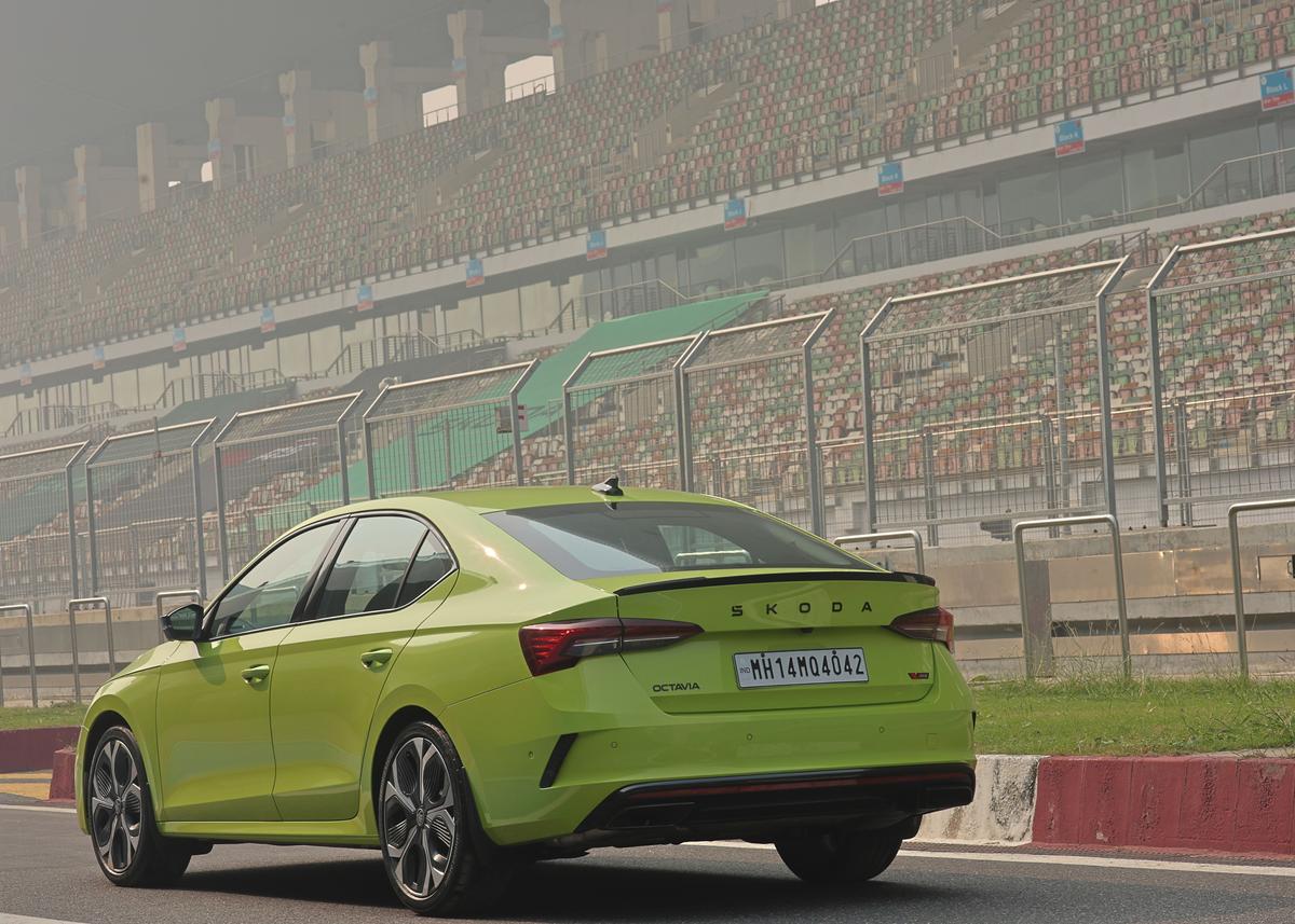 Under the hood sits a 2.0-litre turbocharged TSI engine delivering 195 kW and 370 Nm — the most powerful Octavia yet