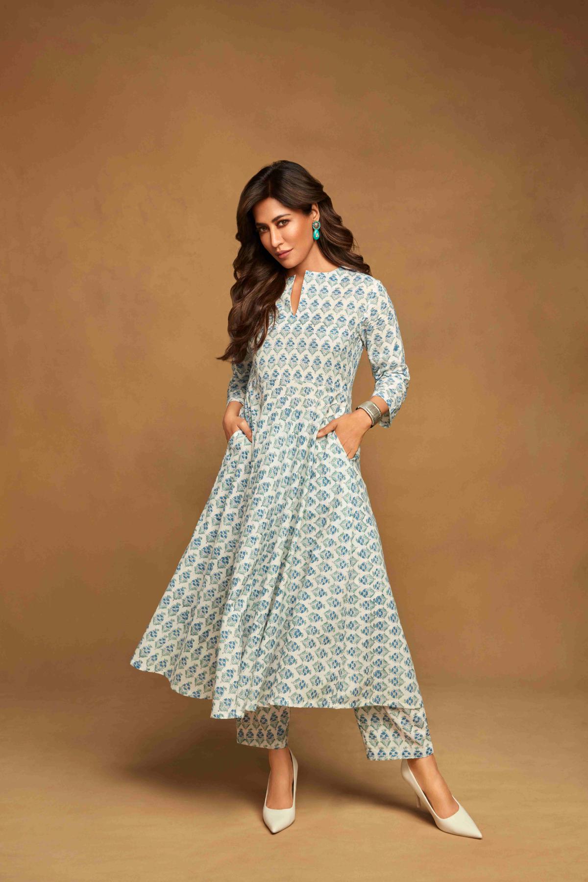 Chitrangada Singh wearing a piece from her latest Spring Summer 2023 collection for trueBrowns.