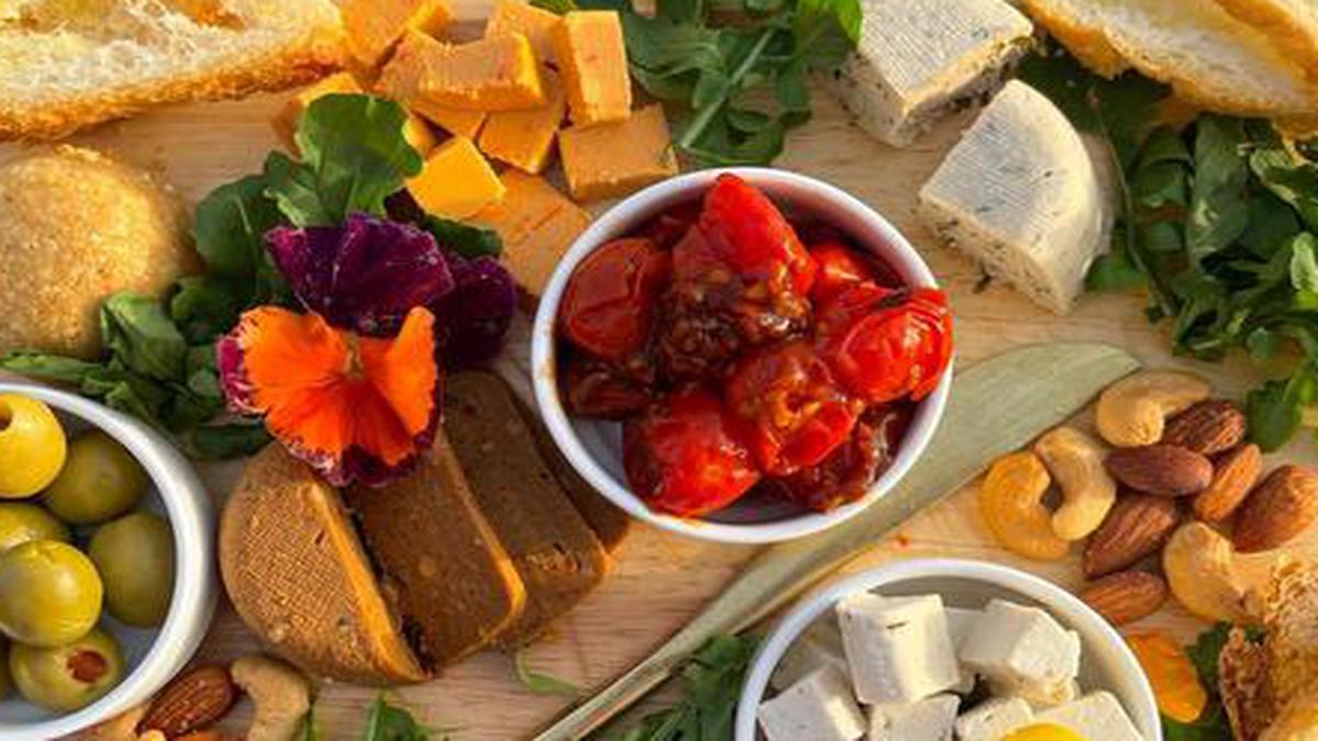 Desi grazing boards made from Indian artisinal cheeses and nostalgic nibbles