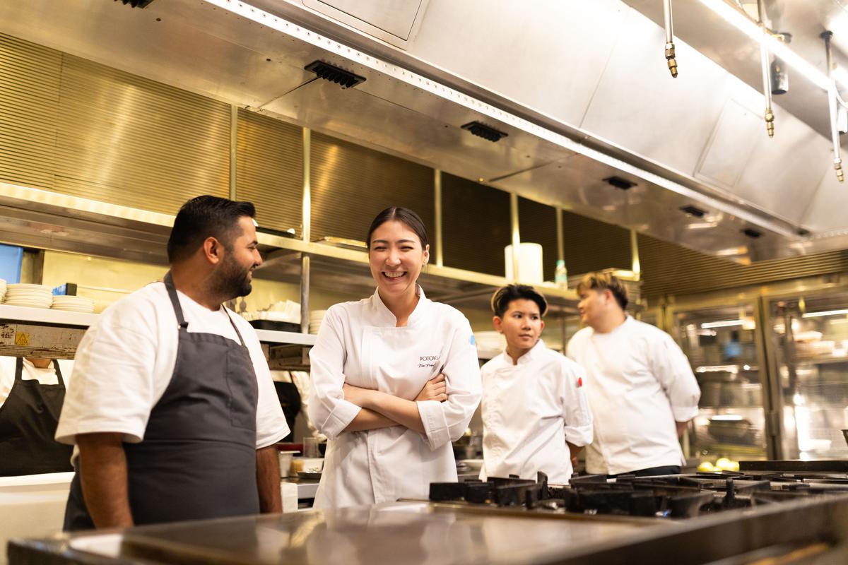 (from left) Chef Varun and chef Pam