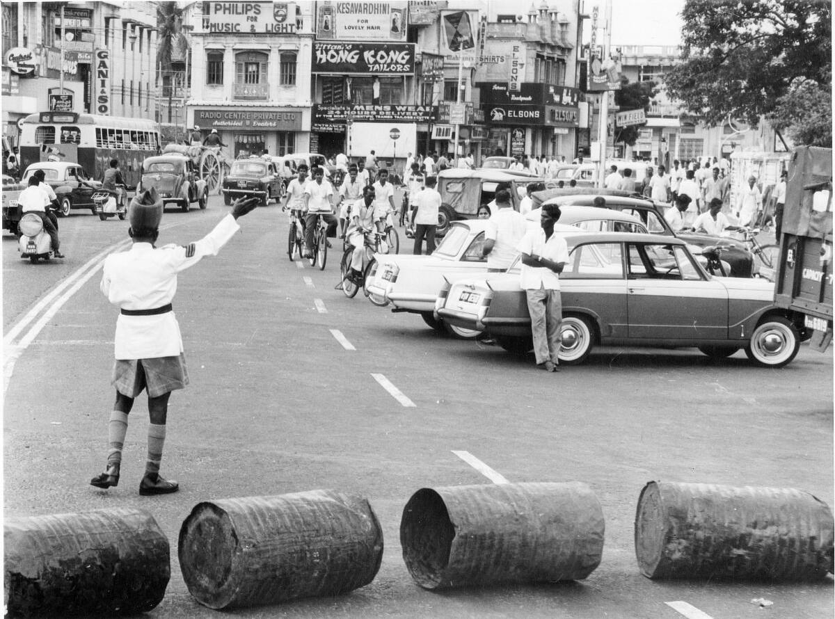 A view of Mount Road in 1965