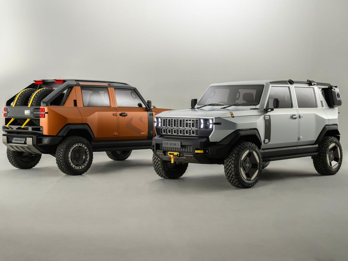 From the rugged Vision T to the edgy Vision SXT, Mahindra’s concepts fuse classic SUV toughness with a futuristic twist.