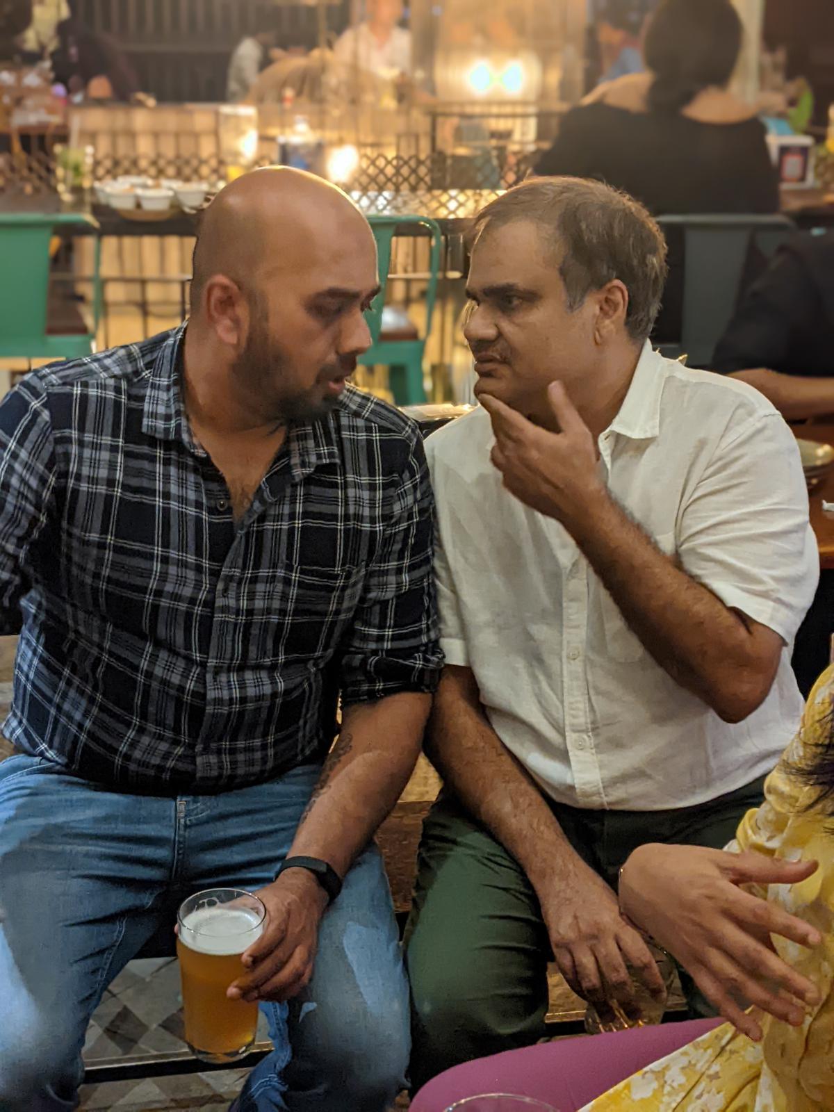 (from left) Jaideep Gandhi and Vivek Vaid