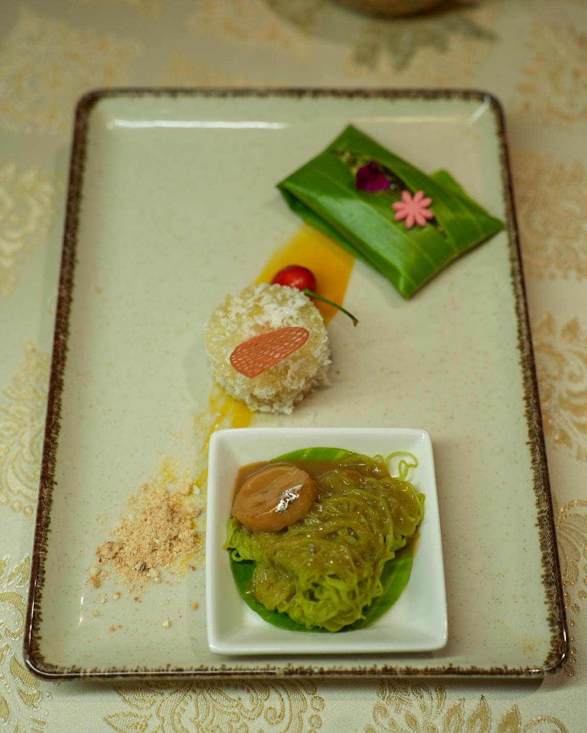 Desserts inspired by Tamil and Asian cuisines Desserts inspired by Tamil and Asian cuisines