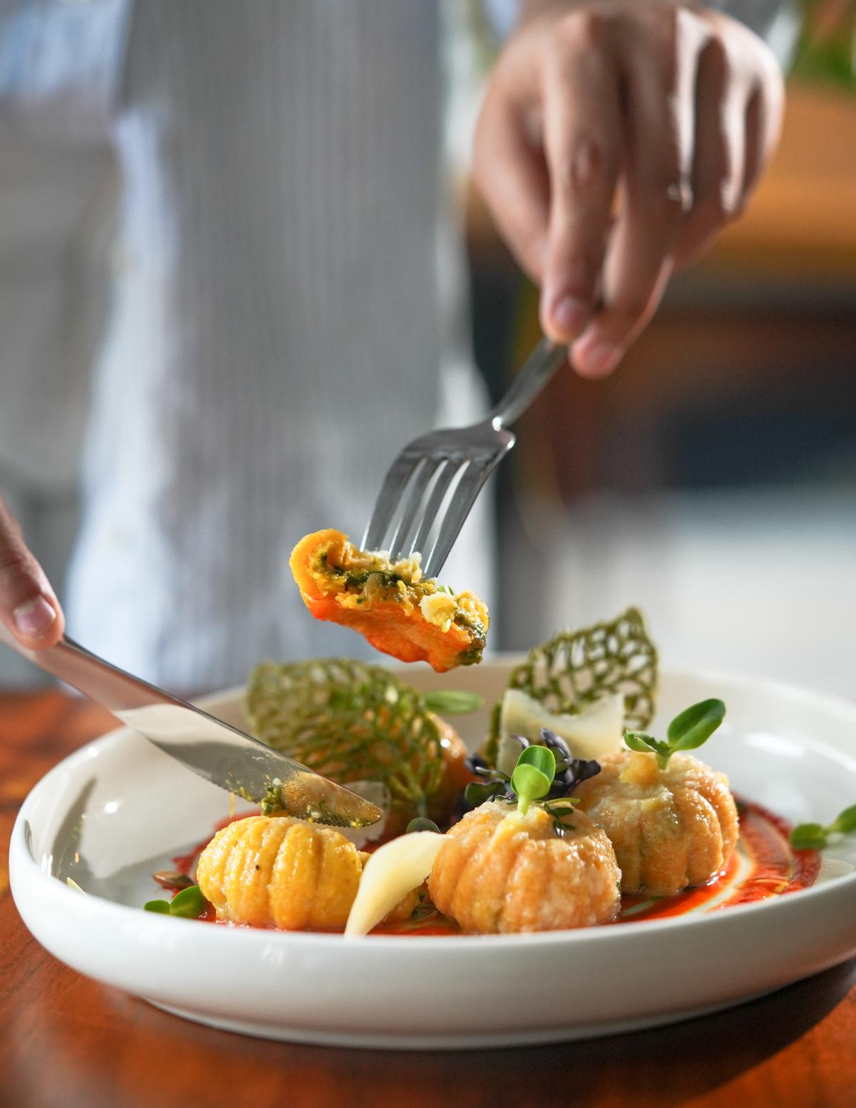 Pumpkin gnocchi