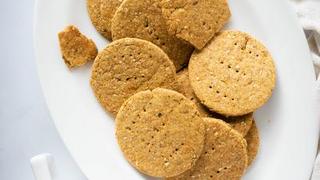 Home-made jackfruit seed crackers