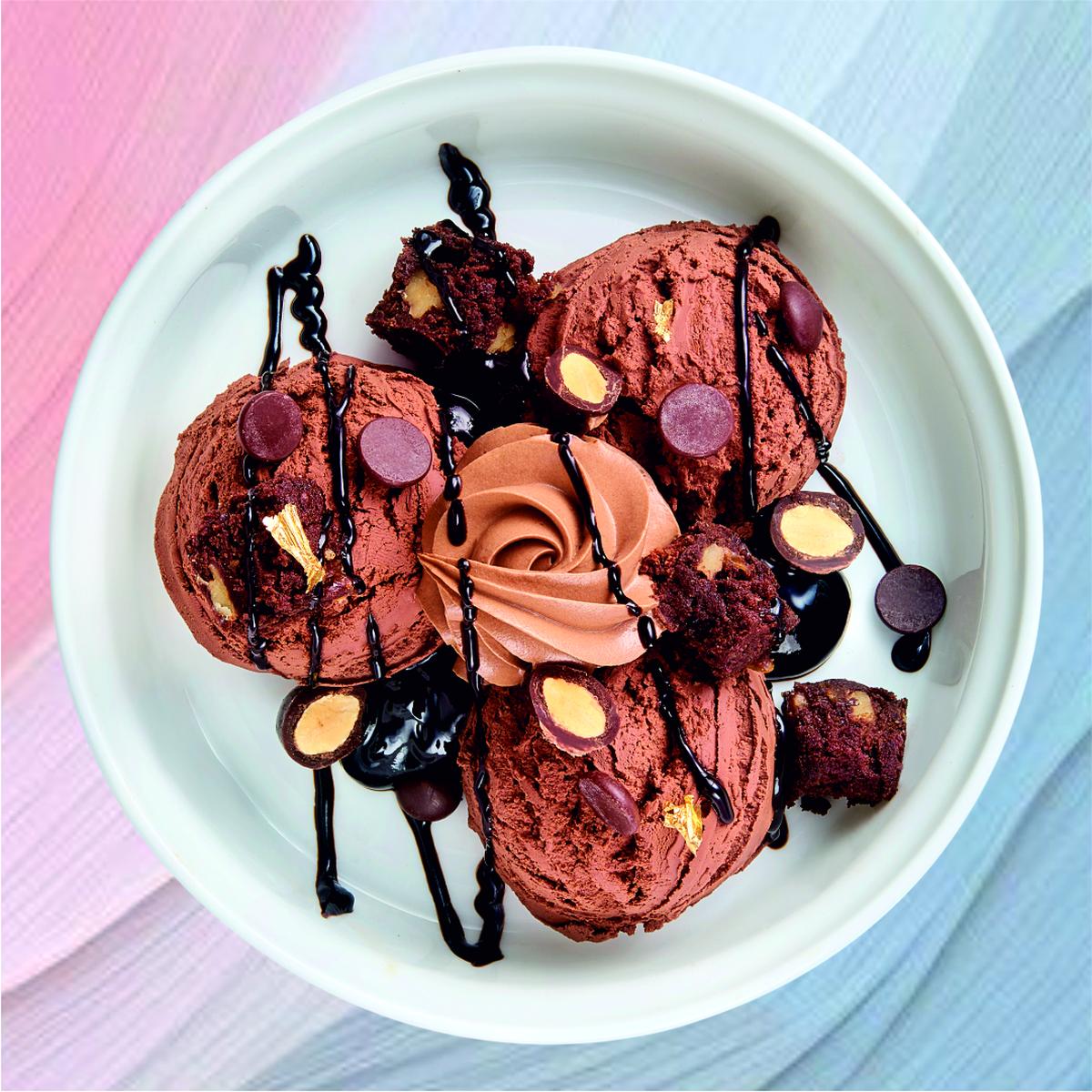 Chocolate gelato