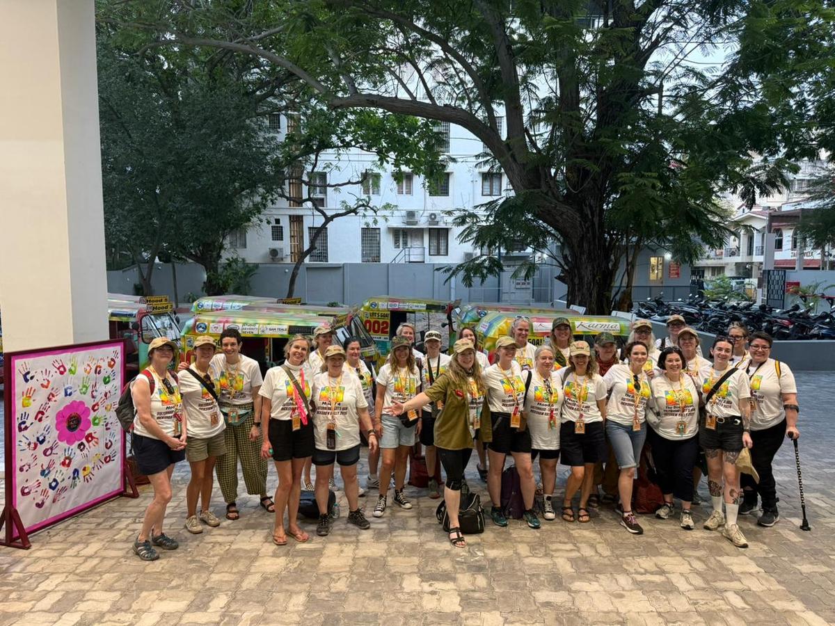 The Sisterhood Group all set for the rally