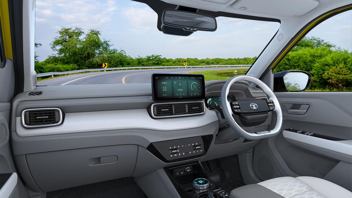 A modern cabin with practical features makes the Punch.ev easy to live with every day