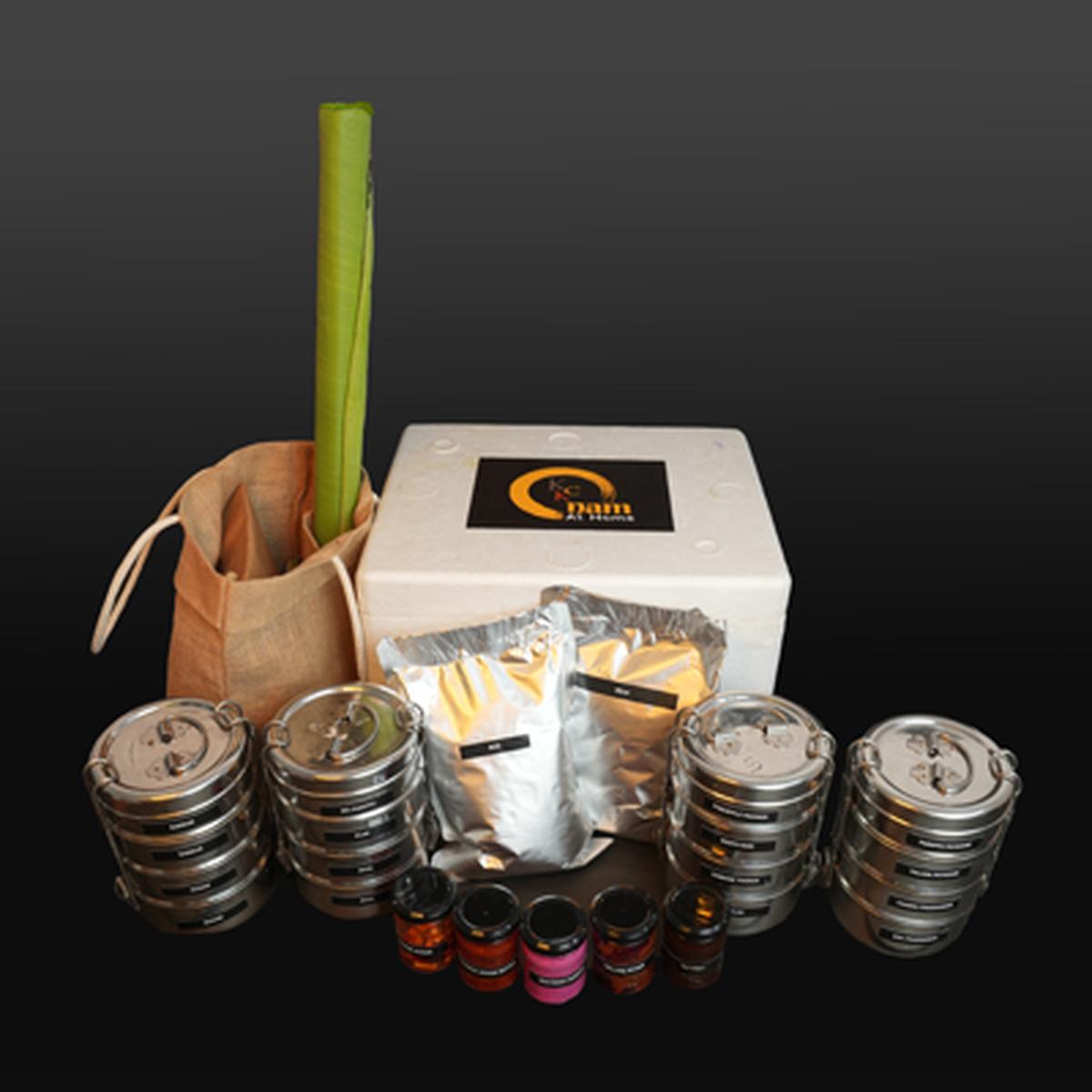 The takeaway sadhya at Kappa Chakka Kandhari The takeaway sadhya at Kappa Chakka Kandhari