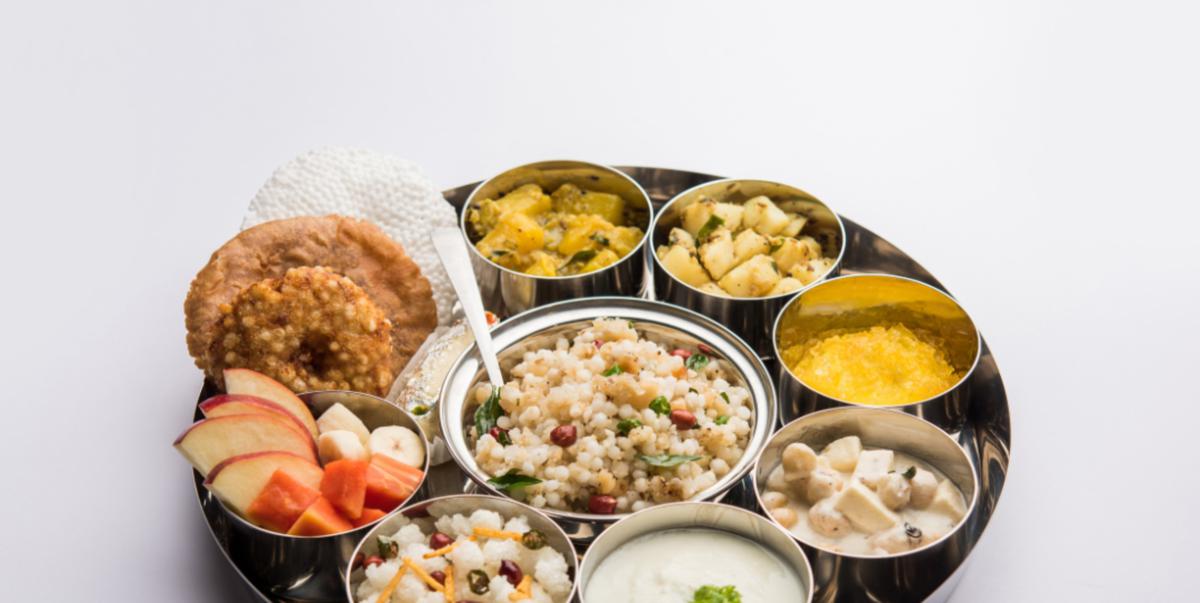 Navratri vrat thali at Courtyard by Marriott Mumbai International Airport 