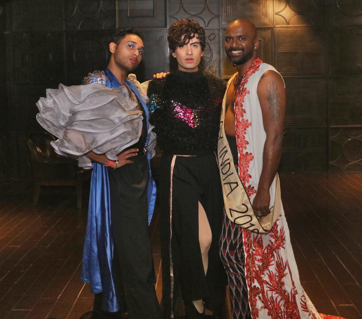 Anwesh Sahoo (left) with his peers