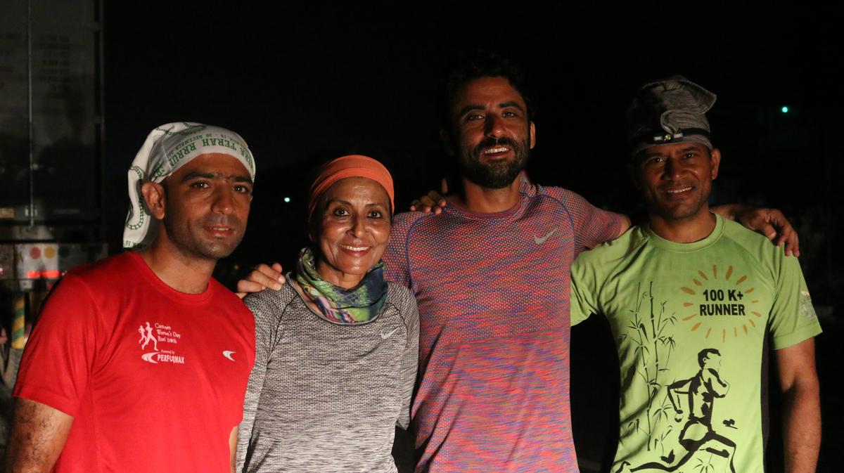 The film also highlights the relationship between the four runners and how they look out for one another.
