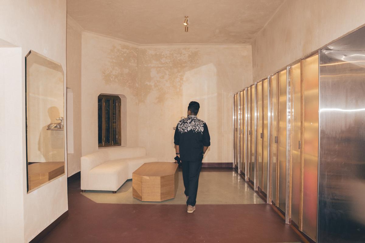 The clothes lie within almirahs The clothes lie within almirahs