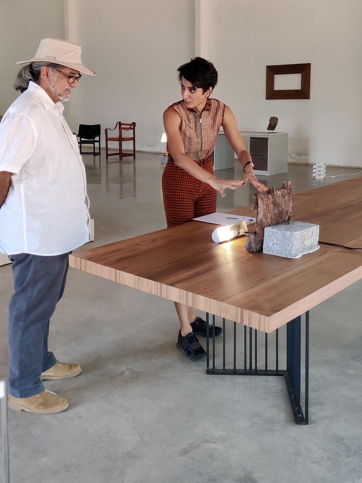 Aparna Rao of Phantom Hands and Sri Lankan architect Channa Daswatte 