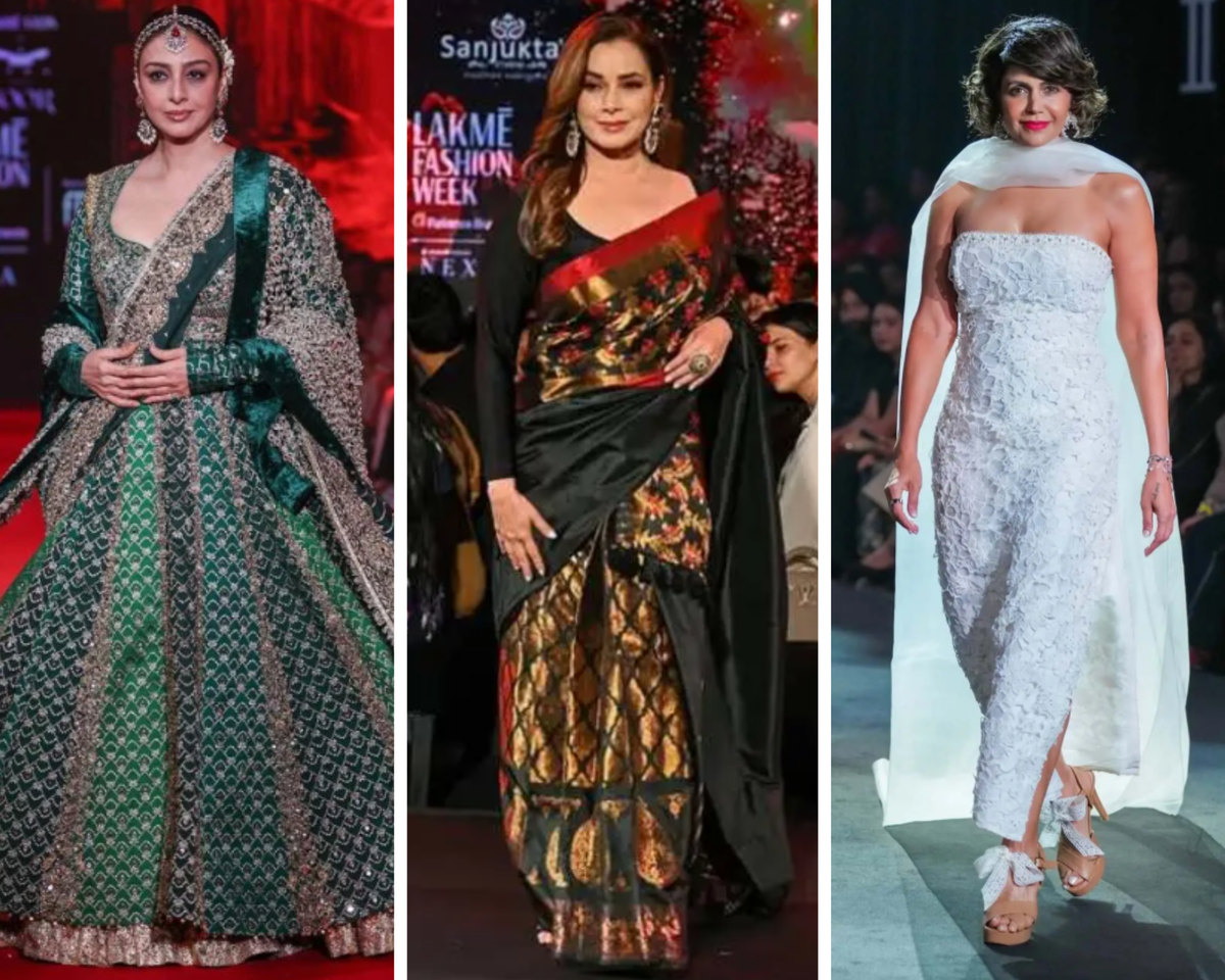 Tabu, Neelam, and Madira Bedi at LFW 2025 Tabu, Neelam, and Madira Bedi at LFW 2025