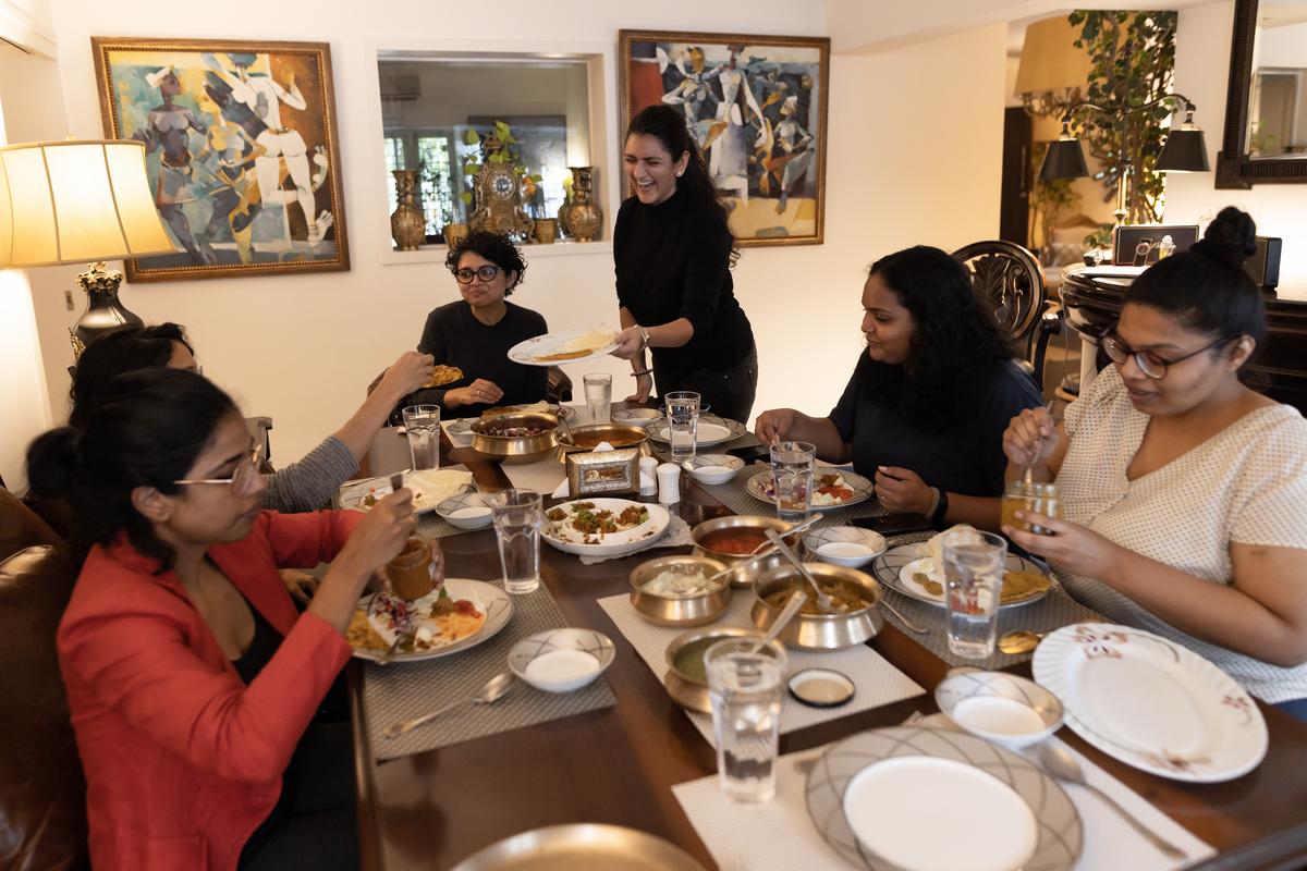 Tansha Vohra introducing guests to edible insects Tansha Vohra introducing guests to edible insects