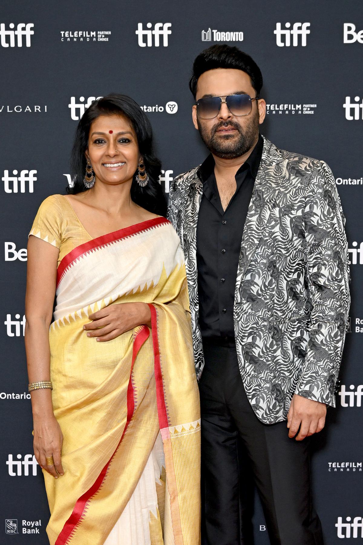 Nanadita Das and Kapil Sharma attend the Zwigato première at the 2022 Toronto International Film Festival