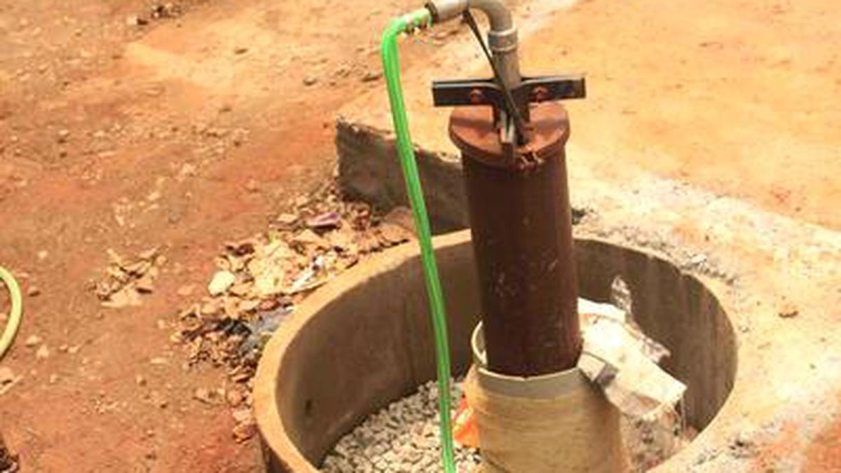 Recharging the borewell The Hindu