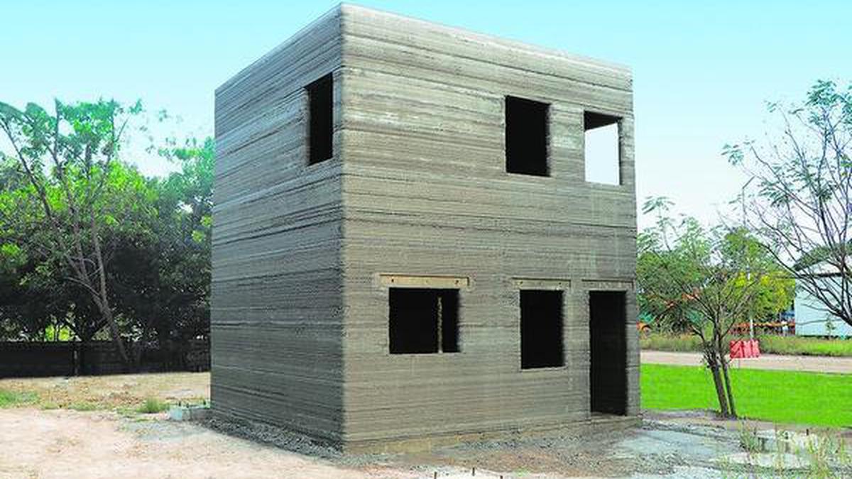 L&T crafts a building — with a 3D printer