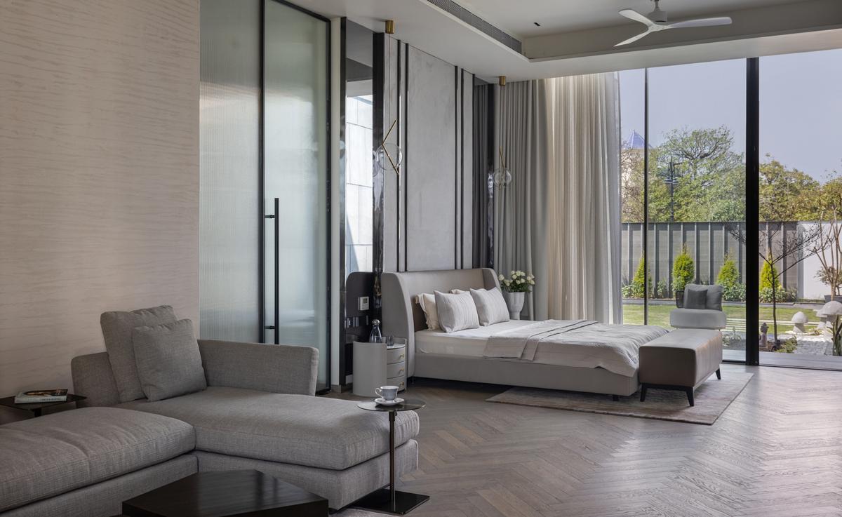  La casa intende creare uno spazio privato simile a un resort