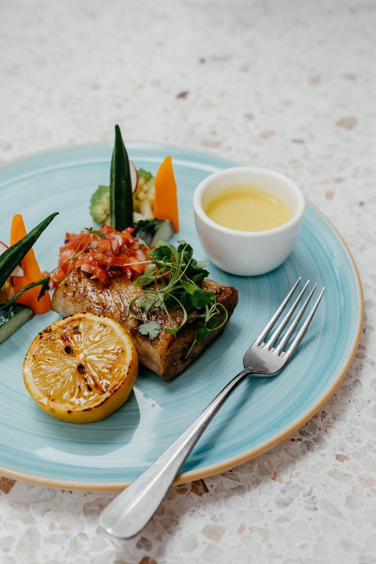 Grilled fish fillet Grilled fish fillet