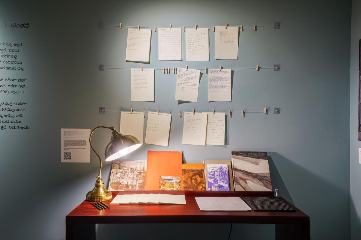 The Writing Table installation
