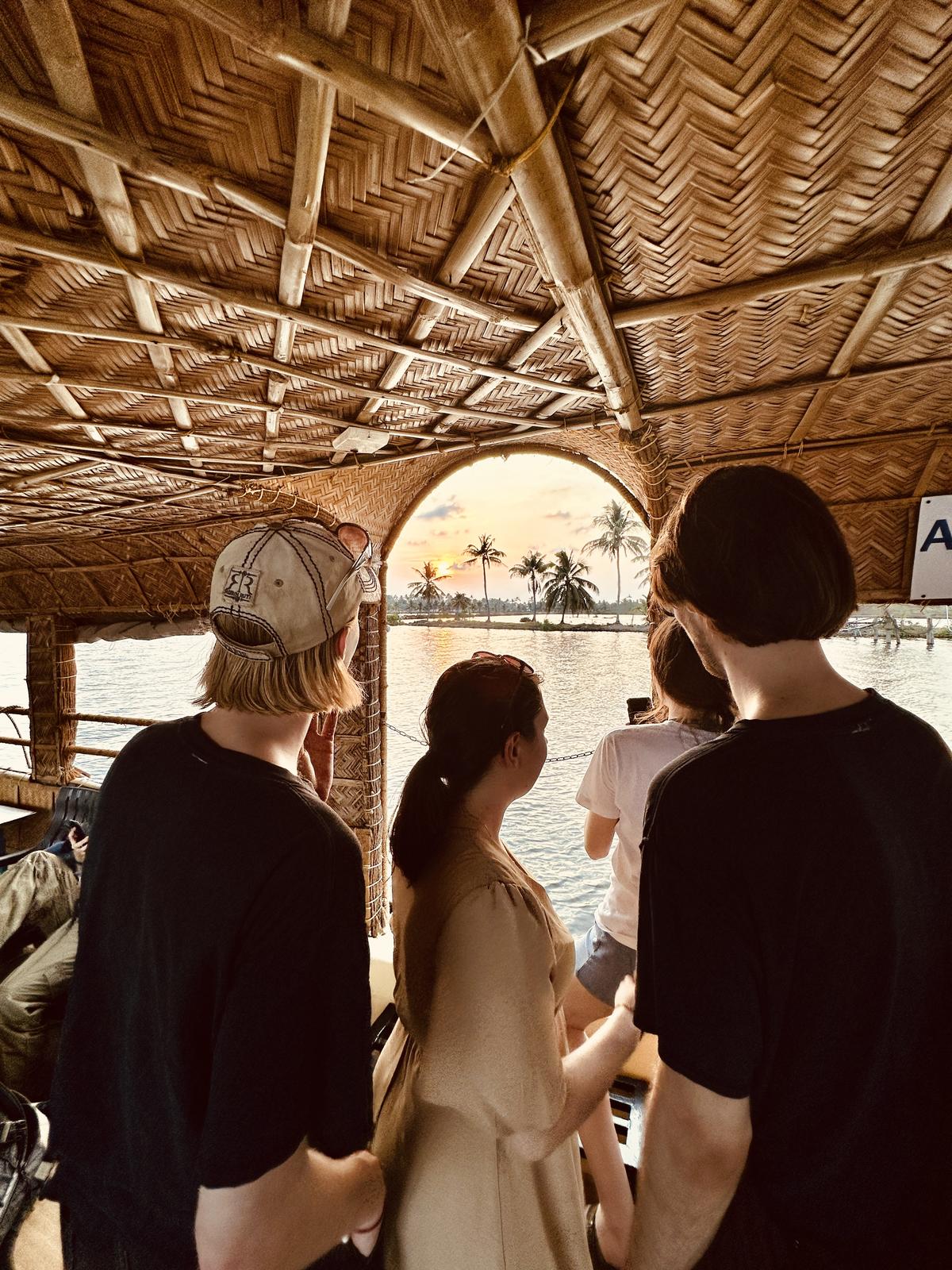 Tourists in Kadamakkudi