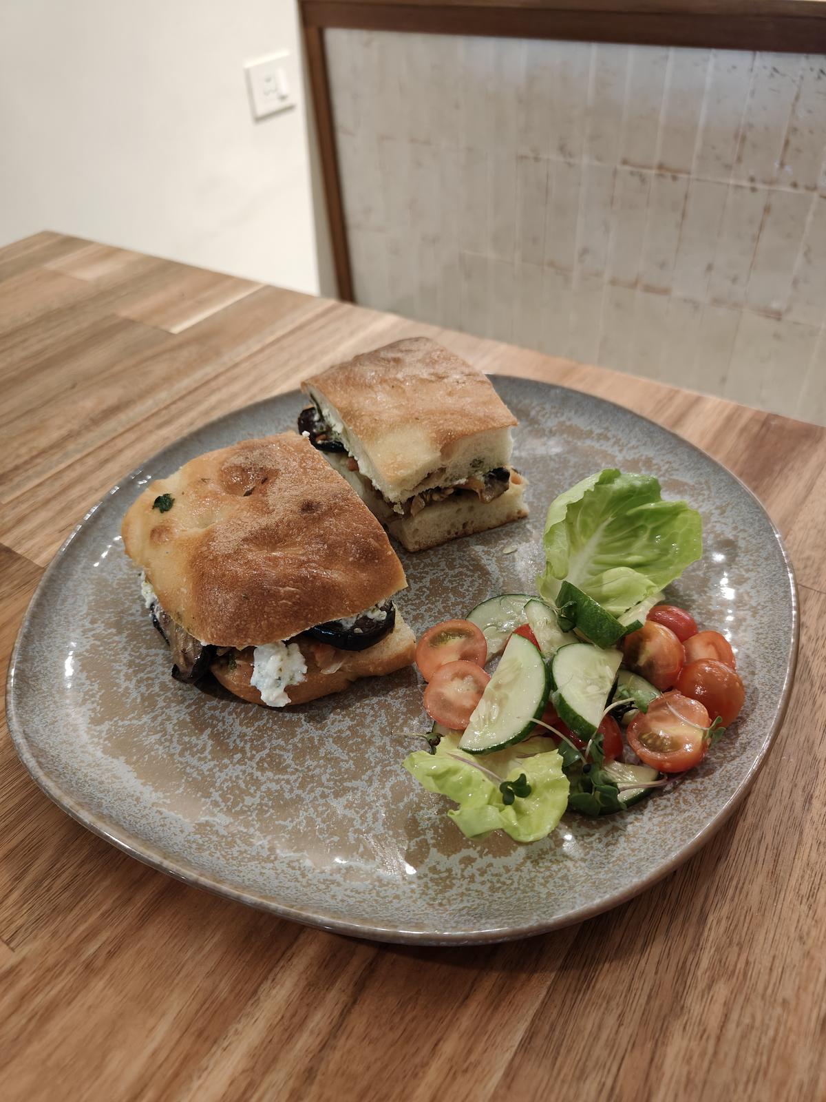 Aubergine Sandwiches Aubergine Sandwiches