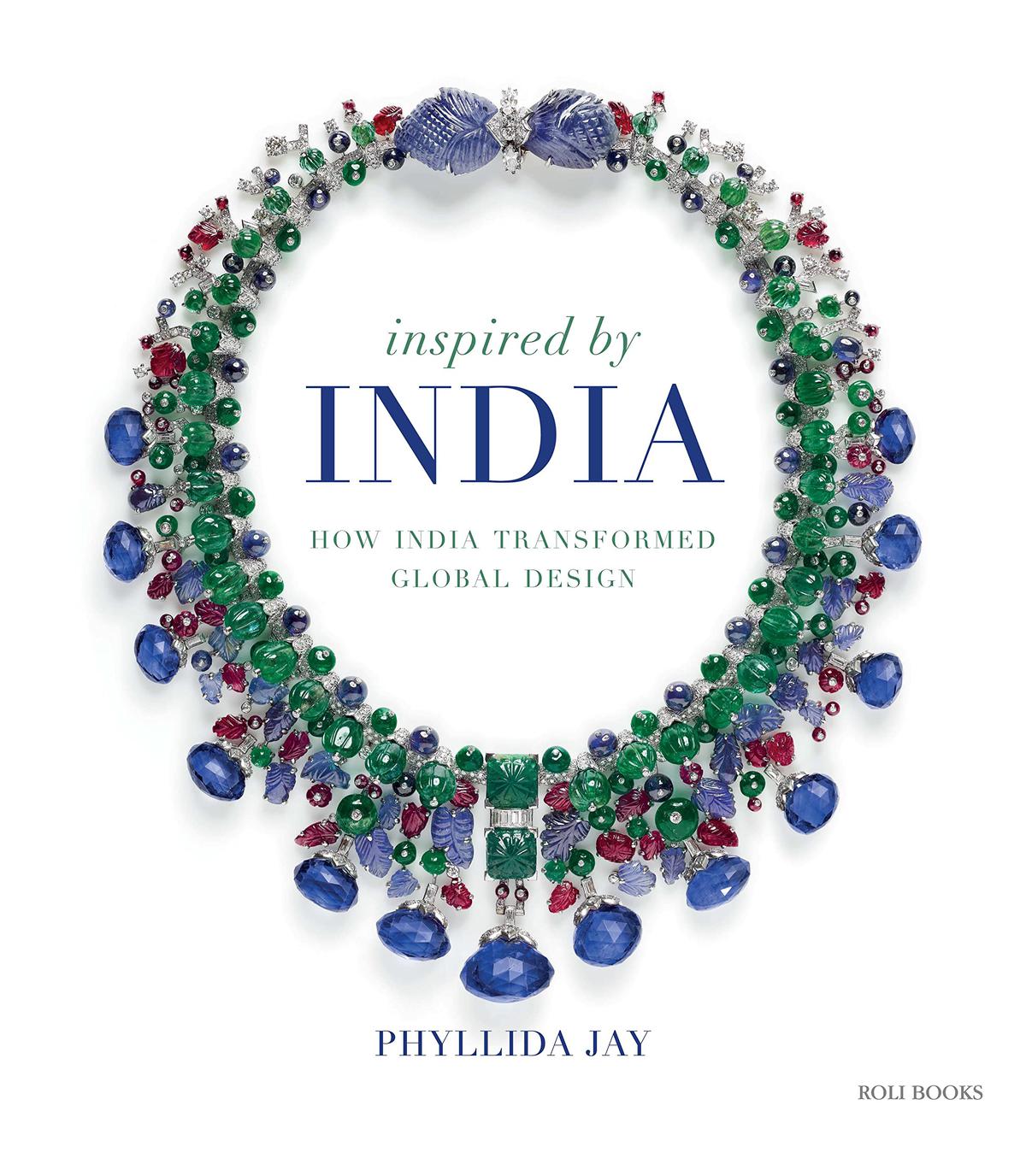 The book cover of Inspired by India