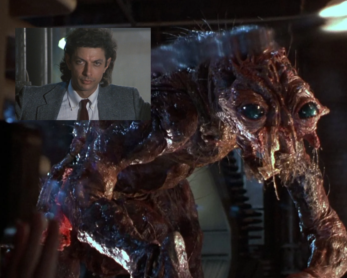 Jeff Goldblum in a still from ‘The Fly’